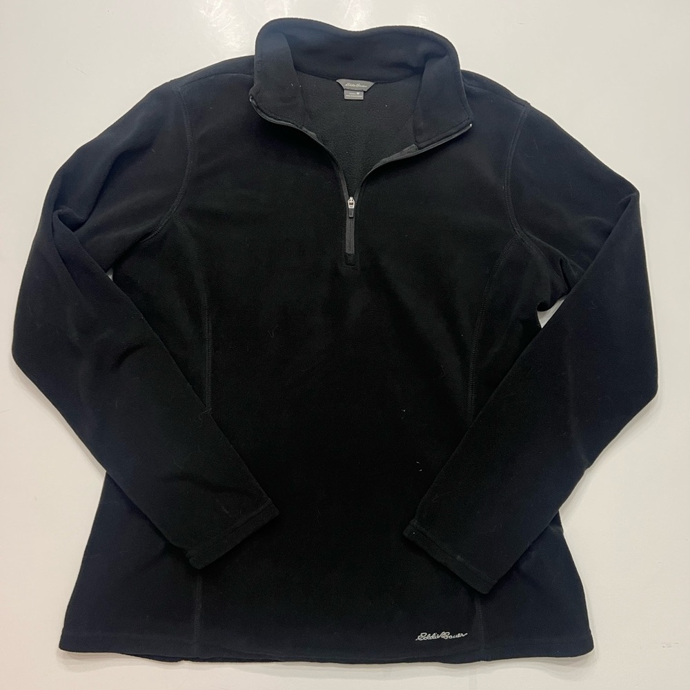 Eddie Bauer Women’s Medium Fleece Quarter Zip Pullover